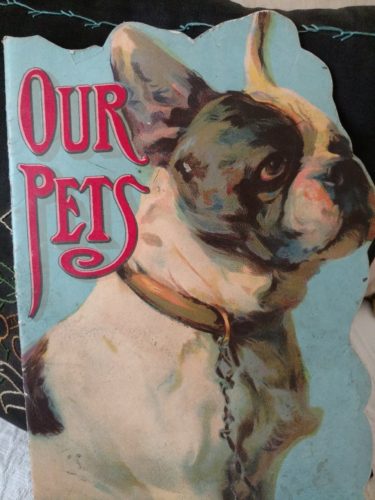 Our Pets Children Storybook Charles Graham 042 Dog Shaped Book 1900s