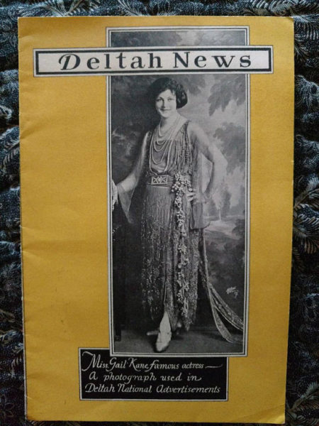 Deltah Pearl Jewelry News Pictorial 1920 Magazine Gail Kane Actress Cover