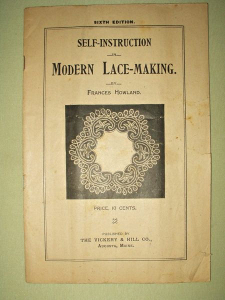 Early 1900s Modern Lace Instruction Book On Tape Lace Making