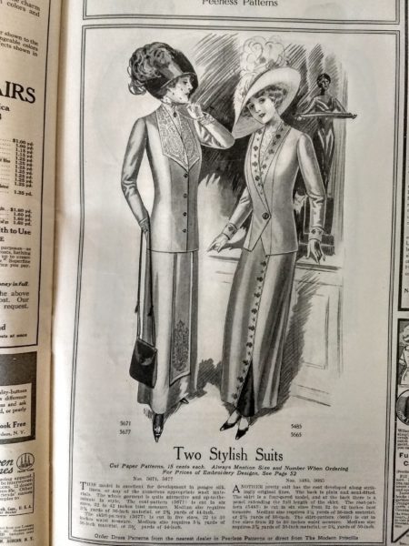 March 1912 Modern Priscilla Magazine Needle Work Fashion Ads