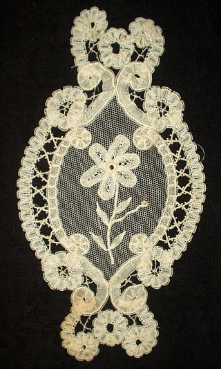 Old Victorian 1900 Battenburg Lace Dress Embellishment Trim