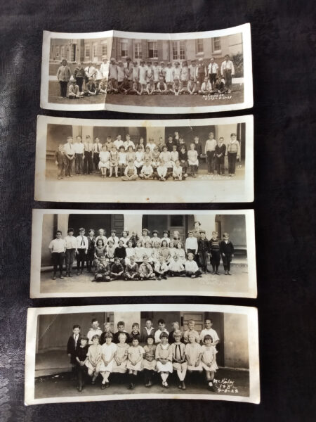 4 Grade School Class Photographs 1920s McKinley School Lot of 4