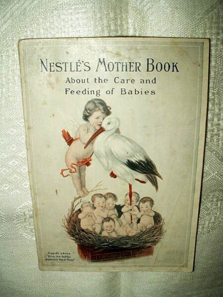 1920s Nestles Mothers Book Caring and Feeding Babies Advertisement Guide
