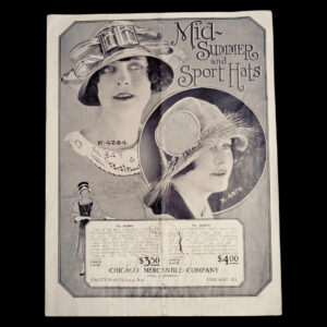 1920's Cloche Hat Catalog Chicago Mercantile Millinery AS IS Booklet