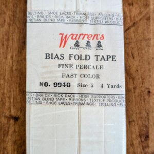 Vintage Warren Bias Fold Tape 1920's Original Package Sewing Notion