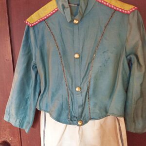 Vintage 1930's Halco Muslin Soldier Masquerade Costume In Box