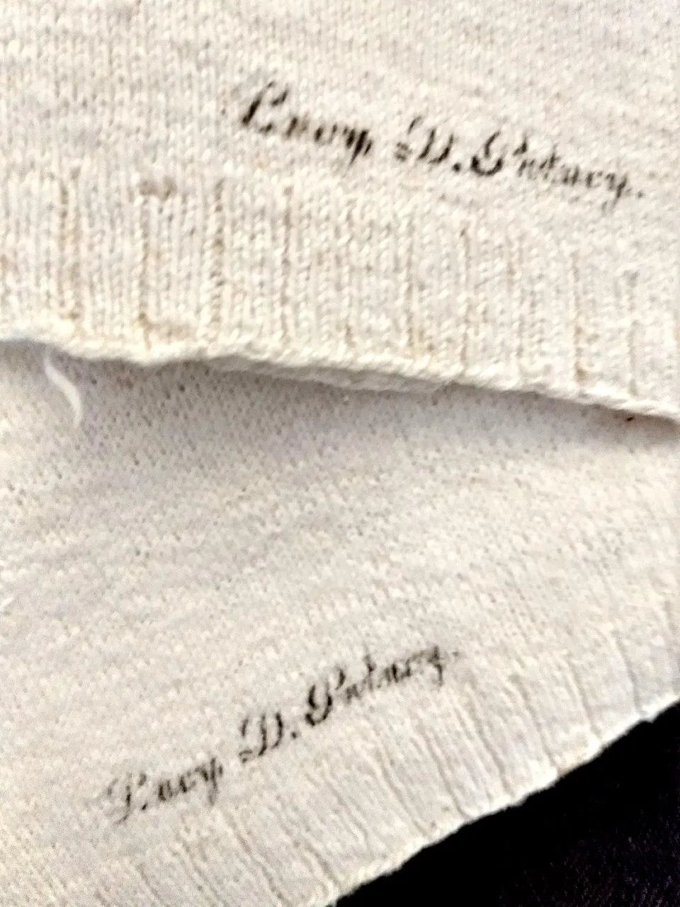 Antique Stockings Hand Made Wool Knitted 1860 1880 Farmhouse Primitive