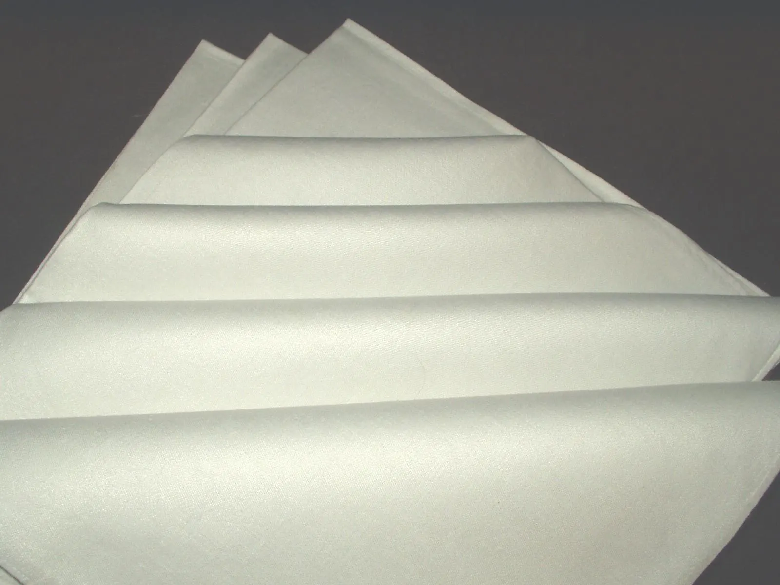 Napkins 7 Victorian Edwardian Vintage Large White Dinner Size