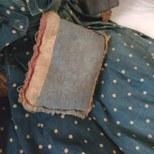 Old Bean Bag Toss Toy Game Red White Blue Fabric Vintage 1920s 1930s