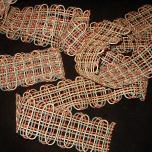 Vintage Millinery Hat Trim Woven Weave Cloth Horsehair Embellishment 1950s